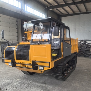 डीजल ट्रैक ट्रक टिपर, कृषि ट्रैक परिवहन वाहन, मिनी रबर ने मिट्टी के लिए टिपर ट्रैक किया। - Product Image 5