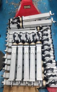 Cylindre à piston pneumatique haute vitesse, haute charge, haute précision, actionneur linéaire 24V, 200 mm, alliage d'aluminium - Product Image 6