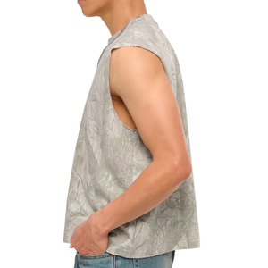 Débardeur pour homme en coton 100% avec logo personnalisé et motif de dessin animé, débardeur de haute qualité pour homme - Product Image 5