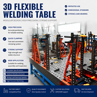 Plateforme de soudage 3D flexible avec accessoires complets, poste de travail de soudage facilement démontable pour projets de soudage personnalisés