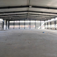 Structure en acier modulaire pour entrepôt en acier |   Atelier industriel préfabriqué résistant à la corrosion, design moderne, garantie 1 an