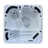 Sunrans Offre Spéciale Jacuzzi Spa Balboa Système Bain à remous extérieur 3 personnes Hydro-massage autoportant pour hôtel