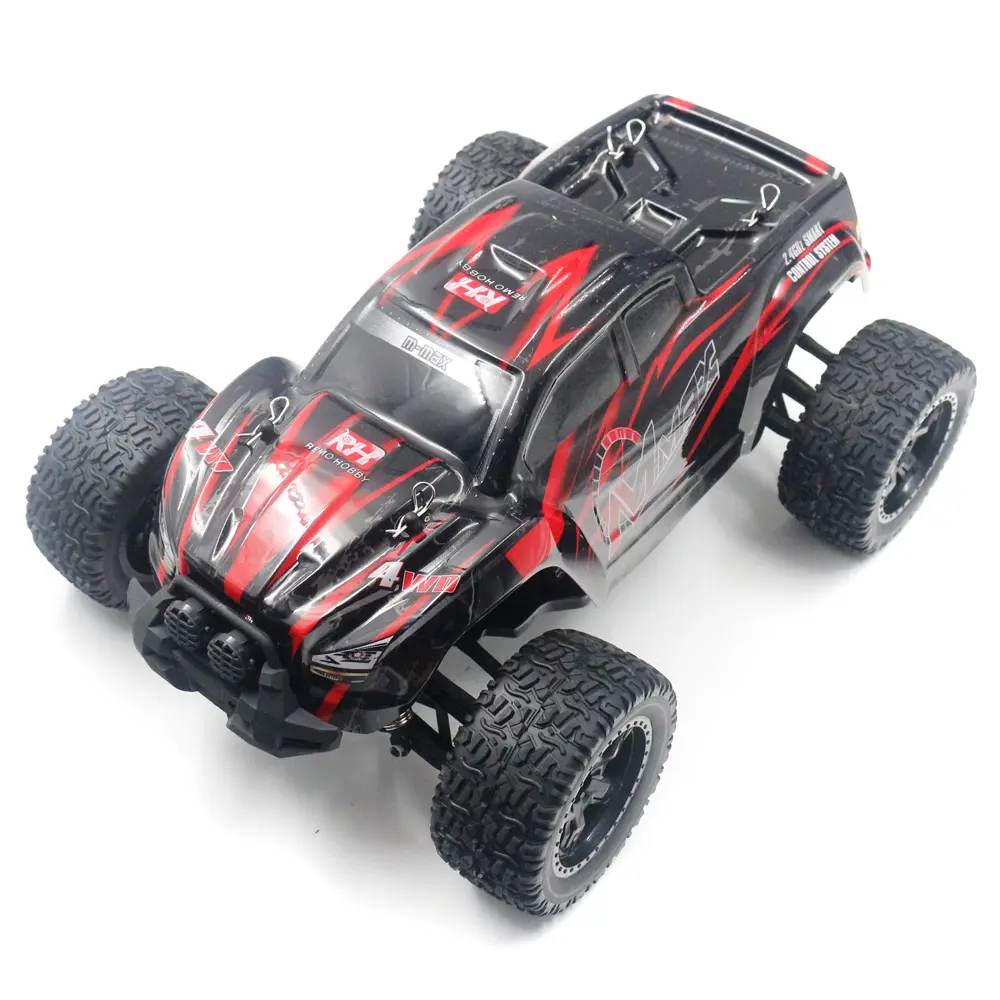 Hoshi Remo 1031 1:10 Skala Eletronic 4WD 2.4 GHz RC Rakasa Truk Off-Road Mmax Remote Mobil Kecepatan Tinggi mainan