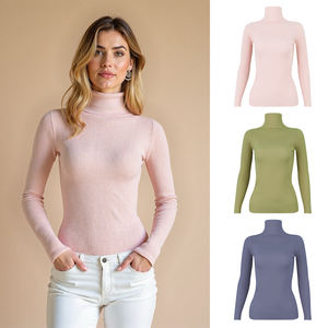 All'ingrosso autunno Pre inverno <span class=keywords><strong>donna</strong></span> <span class=keywords><strong>donna</strong></span> Mujer abbigliamento <span class=keywords><strong>vestiti</strong></span> maglia Pullover Pullneck maglione maglioni top per le donne - Product Image 1