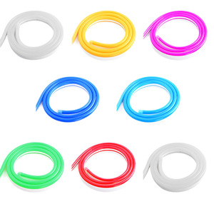 Tube en silicone néon flexible fendu 8 mm, étanche IP65, DC12V 24V, pour bande LED, éclairage uniforme sans joint pour enseignes lumineuses - Product Image 4