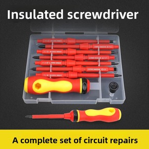 Insulated <b>Screwdriver</b> <b>Set</b> Flat & Magnetic Chrome Vanadium Steel Repair Tools Kit 2026 Magnetic Chrome Vanadium Steel Ensures Dur - Product Image 3