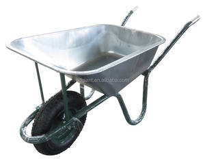 <span class=keywords><strong>Brouette</strong></span> robuste WB6408, capacité de charge de 160 kg, 110 L, roue pneumatique de 4,00-8 pouces, acier/métal, certifiée CE, garantie de 1,5 an - Product Image 2