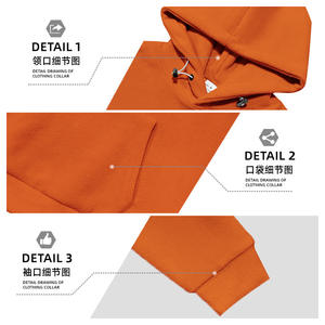 Sudadera con capucha de forro polar para hombre Usa 1863 con bolsillo, ropa informal, sudadera gruesa antipilling para el tiempo libre - Product Image 3