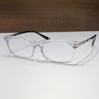 Gafas Ópticas de Diseño de Alta Calidad para Hombre y Mujer, Estilo Punk FUN HATCH TALLA 52-18, Monturas de Gafas de Acetato y Titanio de Lujo para Negocios