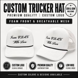 High Quality Custom 3D Embroidery Logo Foam Trucker Hat OTTO Style OEM Low MOQ 5 Panel Mesh Back <b>Snapback</b> <b>Cap</b> For Men - Product Image 1