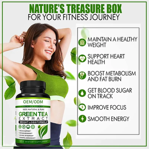 קפסולות לירידה במשקל תמצית תה ירוק קפסולת הרזיה קפסולת הסרת שומן לירידה במשקל עם שירות OEM ODM - Product Image 3
