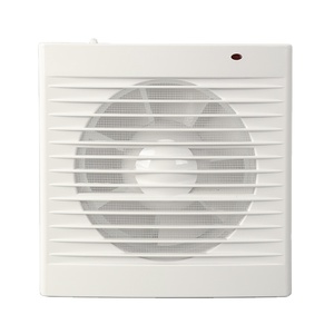 Ventilateur d'extraction d'air mural en plastique de 4 pouces, extracteur de fumée, ventilateur de salle de bain, petit ventilateur mural carré OEM - Product Image 1