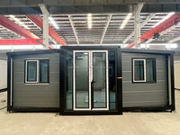 Maison modulaire préfabriquée extensible et mobile en conteneur maritime de 20 pieds