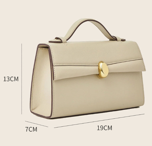 Bolso de Mujer de Cuero de Lujo, Bolso Cruzado de Mujer con Hebilla de Metal, Personalización de Muestras, Personalización ODM, Bolso de Mujer con Logotipo - Product Image 4