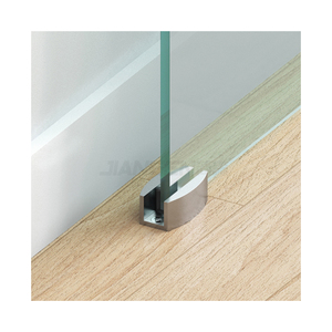 Guida Inferiore in Acciaio Inox 304 per Porte Doccia Scorrevoli in Vetro, Ricambio per Porte Scorrevoli in Vetro - Product Image 1