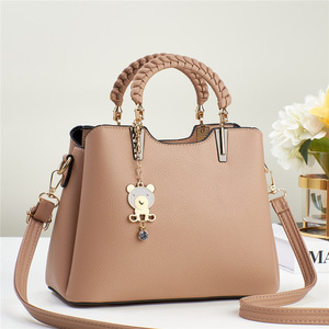 Sac fourre-tout multifonctionnel à bandoulière pour femme, en PU, forme carrée, avec fermeture éclair et pompon, doublure en polyester, idéal pour le quotidien – Collection populaire 2026 - Product Image 5