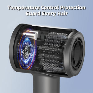 <span class=keywords><strong>Mini</strong></span> doppia tensione pieghevole ad alta velocità viaggio BLDC asciugacapelli 1300W ad alta potenza ioni negativi phon con ugello magnetico - Product Image 3