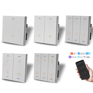 Interruptor Inteligente para el Hogar, <span class=keywords><strong>Control</strong></span> Inalámbrico por Wifi, Compatible con Google Home, Alexa y Zigbee, Interruptor <span class=keywords><strong>de</strong></span> Pared Inteligente para Luces - Product Image 2
