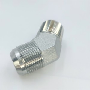 Thủy lực Adapter 90 độ khuỷu tay BSP nữ ren núm vú thủy lực Adapter với con dấu cho các bộ phận điện - Product Image 3