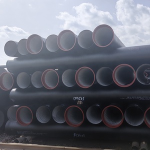 En545 ống sắt dễ uốn trọng lượng đường kính lớn DN100 dn200 đường ống sắt K9 Ống gang dễ uốn - Product Image 6