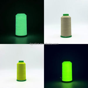 Sợi thêu dạ quang phát sáng trong sợi polyester tối màu với kỹ thuật nhuộm mẫu xoắn - Product Image 4