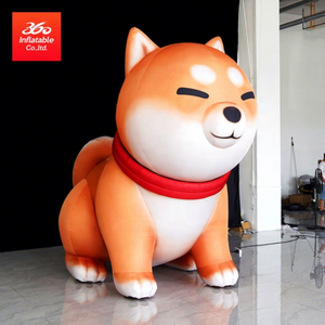 Mascotte de bande dessinée conçue sur mesure annonçant des objets gonflables personnalisés grand chien <span class=keywords><strong>gonflable</strong></span> de publicité - Product Image 1