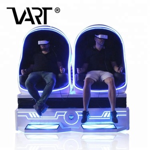 VART 360 Vision <span class=keywords><strong>Film</strong></span> <span class=keywords><strong>VR</strong></span> Simulateur 9D <span class=keywords><strong>VR</strong></span> Cinéma Oeuf 2 Places Cosse de <span class=keywords><strong>VR</strong></span> Pour <span class=keywords><strong>Le</strong></span> Center Commercial - Product Image 1