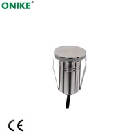 2700K-6000K RGB Lampu Sorot Lanskap Luar Ruangan IP67 Tahan Air Aluminium Kaca LED Lampu Taman Tersembunyi 2.5W CRI Tinggi 90