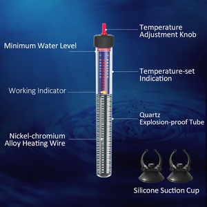 Aquecedor Submersível de Aquário WEIPRO 25W/50W/100W/200W/300W em Vidro de Quartzo com Temperatura Ajustável - Product Image 2
