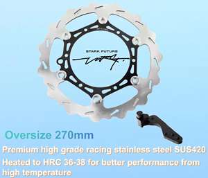 <strong>Electric</strong> Dirt Bike Parts <strong>Motocross</strong> Ebike OE 260mm Oversize 270mm 320mm Front Motorcycle Brake Disc for <strong>Stark</strong> <strong>Varg</strong> Bike 80hp - Product Image 6