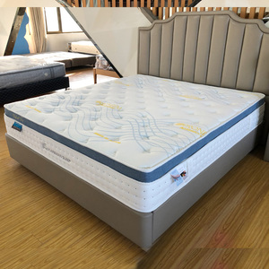 Popular Style 30cm Height OEM 12'' inch Memory Foam With Pocket Spring Bed Mattresses Roll Packed Compressed In Box mattresses