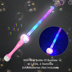 Electric <b>LED</b> Flashing <b>Light</b> Eco-Friendly Retro ABS Bubble Gun Sword 95ML Bubble Water Music Family Play Beach Safe & Non-toxic - Product Image 5