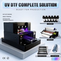Imprimante UV à plat synchronisée pour poudre d'or, pour étuis de téléphone de luxe, étiquettes en cristal, tout-en-un, machine UV 2-en-1, Europe