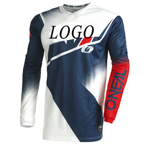Jersey unisex ligero a prueba <span class=keywords><strong>de</strong></span> viento <span class=keywords><strong>de</strong></span> talla grande <span class=keywords><strong>de</strong></span> manga larga MTB equipo <span class=keywords><strong>de</strong></span> bicicleta descenso todoterreno <span class=keywords><strong>DH</strong></span> MX montar a campo traviesa - Product Image 5