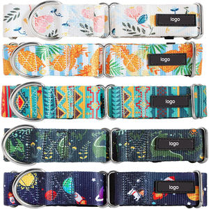 개와 강아지를 위한 넓은 튼튼한 <span class=keywords><strong>Martingale</strong></span> 훈련 고리 - Product Image 2