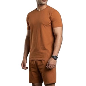 Ensemble de 2 pièces T-shirt et short décontractés pour hommes, nouvelle collection été, personnalisable, vente en gros - Product Image 3