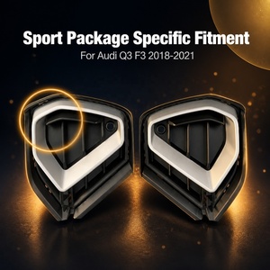 ฝาครอบไฟตัดหมอกซ้ายขวา สำหรับ <span class=keywords><strong>Audi</strong></span> <span class=keywords><strong>Q3</strong></span> F3 ปี 2018 <span class=keywords><strong>2021</strong></span> รุ่น <span class=keywords><strong>S</strong></span> <span class=keywords><strong>Line</strong></span> รหัส 83G807681A 83G807682A ASA สีดำ แบบเปลี่ยนใส่ได้โดยตรง - Product Image 3
