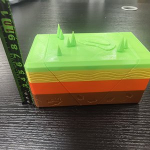 Modèle de terrain plié et déformé en 3D, outil pédagogique de géologie <span class=keywords><strong>pour</strong></span> la démonstration de la structure terrestre - Product Image 4