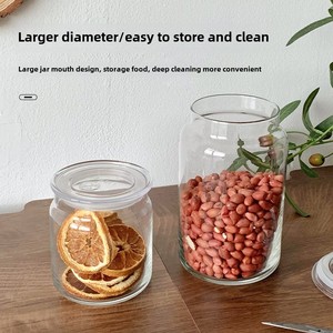 Libbeyガラス製品500ml 1000ml食品グレードガラス瓶コーヒー豆粉末保存オーガナイザー密封容器食品保存 - Product Image 4