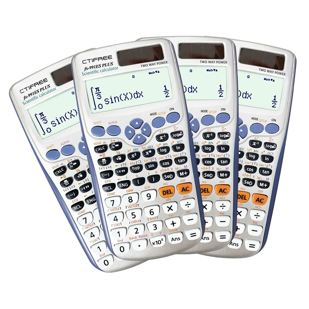 Il calcolatore scientifico del marchio ctiffree ha un modello ad alta tecnologia e ricco di funzionalità è FX 991ES-PLUS