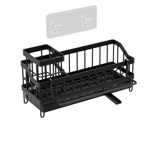 Supporto di scarico a parete porta spugna lavello da <span class=keywords><strong>cucina</strong></span> in metallo Dispenser di sapone <span class=keywords><strong>Organizer</strong></span> da <span class=keywords><strong>cucina</strong></span> - Product Image 1