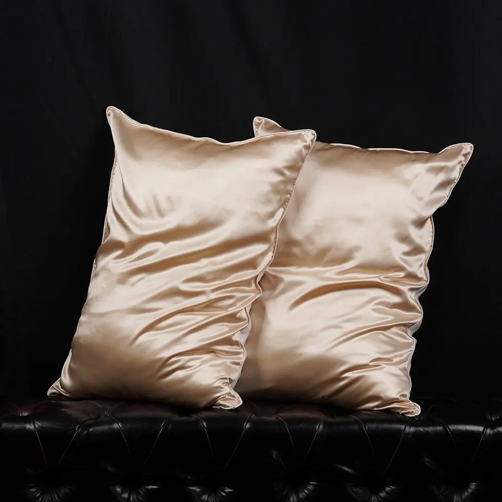 Hot Sale Light Luxury Cover Silk And Linen Silk Pillowcase For Hair And Skin Care