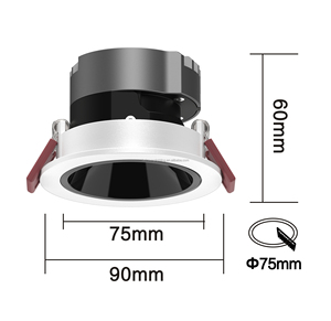 5W 7W 10W 12W 15W 18W Mini faretti piccoli LED da incasso a parete trimmless per regolare il faretto faretto - Product Image 6