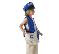 Nouveau costume de la fête des enfants, costume de facteur, costume de jeu de rôle, costume de performance scénique