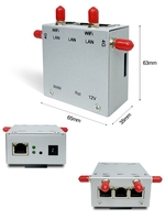 LTE 4g router mini 1 WAN 3 LAM 300Mbps openwht 4G router nirkabel industri dengan ethernet slot kartu sim