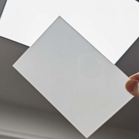 Feuille de diffuseur de lumière de PC de polycarbonate blanc direct d'usine de 1mm pour la diffusion de lumière d'éclairage de LED
