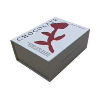 Scatola per imballaggio a cuscino rigida in cartone fatta a mano con magneti, goffratura, laminazione opaca e rivestimento UV
