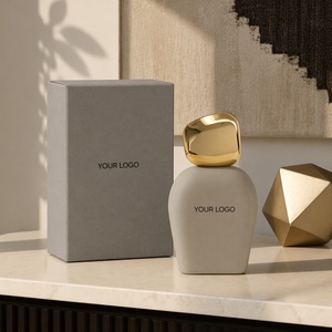 Perfume de Marca Privada para Mujer, 100 ml, Botella de Vidrio Mate Beige de Lujo, Aroma Floral de Larga Duración, <span class=keywords><strong>EDP</strong></span>, Logotipo Personalizado, Venta al por Mayor de Fábrica - Product Image 4