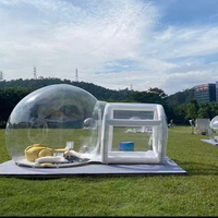 Tente transparente pour restaurant extérieur, maison bulle de camping, chambre ciel étoilé, hébergement dans une zone panoramique, tente sphérique pour exposition, hôtel