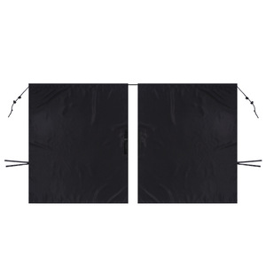 Cortina Parasol para Coche, Negra Opaca, de Una Sola Capa, para Asientos Delanteros y Traseros, Furgoneta, RV, Partición de Privacidad para Ventana con Instalación de Hebilla - Product Image 4